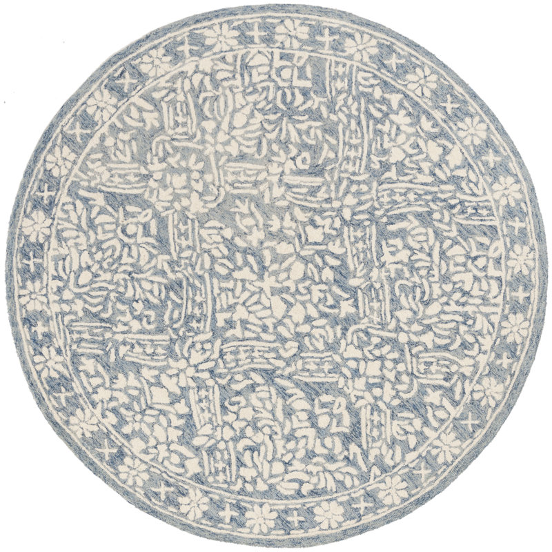 Lauren Ralph Lauren Olivier Hand Tufted, Wool, Blue / Ivory Area Rug